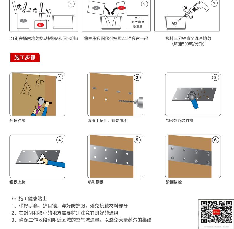 包钢清镇粘钢加固施工过程